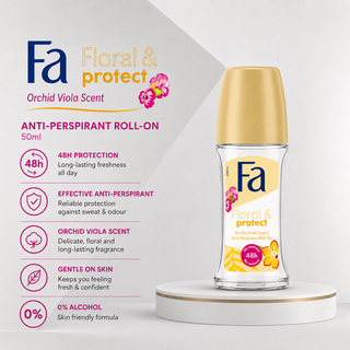 Fa Floral & Protect Orchid Viola 48H Anti-Perspirant 50ml