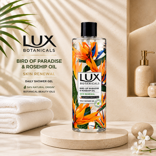 Lux Botanicals Bird Of Paradise & Rosehip Oil Daily Shower Gel 500ml