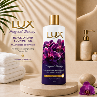 LUX Magical Beauty Black Orchid & Juniper Oil Fragranced Body Wash 500ml
