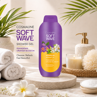 Cosmaline Soft Wave Shower Gel Frangipani Orange Blossom 650ml