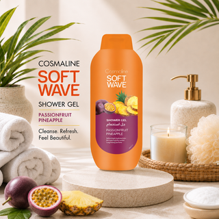 Cosmaline Soft Wave Shower Gel Passionfruit Pineapple 650ml