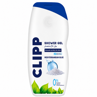 CLIPP Mediterranean Blue Smooth & Mild pH Neutral Shower Gel 750ml