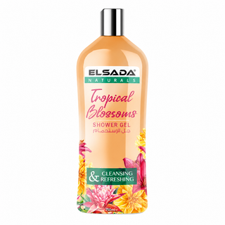 ELSADA Naturals Tropical Blossoms Cleansing & Refreshing Shower Gel 750ml