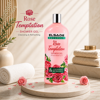 ELSADA Naturals Rose Temptation Cleansing & Refreshing Shower Gel 750ml