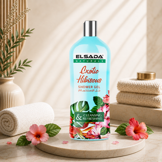 ELSADA Naturals Exotic Hibiscus Cleansing & Refreshing Shower Gel 750ml