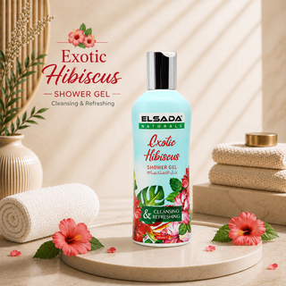 ELSADA Naturals Exotic Hibiscus Cleansing & Refreshing Shower Gel 250ml