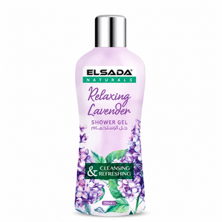 ELSADA Naturals Relaxing Lavender Cleansing & Refreshing Shower Gel 250ml