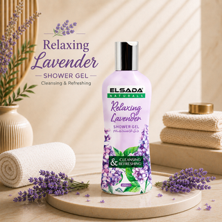 ELSADA Naturals Relaxing Lavender Cleansing & Refreshing Shower Gel 250ml