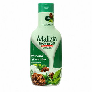 Malizia Pine & Green Tea Refreshing Antibacterial Shower Gel 1L