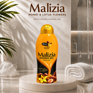 Malizia Argan & Vanilla Velvety Shower Gel 700ml
