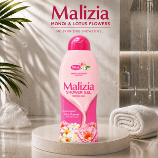 Malizia Monoi & Lotus Flowers Moisturizing Shower Gel 700ml