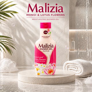 Malizia Monoi & Lotus Flowers Moisturizing Shower Gel 1L