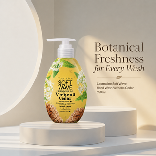 Cosmaline Soft Wave Hand Wash Verbena Cedar 550ml