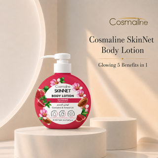 Cosmaline SkinNet Body Lotion Glowing Grenadine and Almond Oil 400ml
