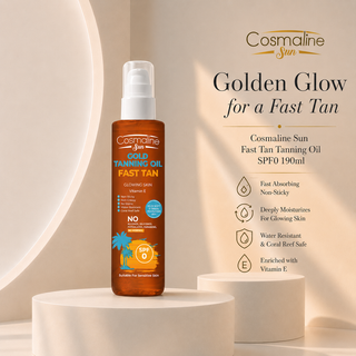 Cosmaline Sun Fast Tan Tanning Oil SPF0 190ml