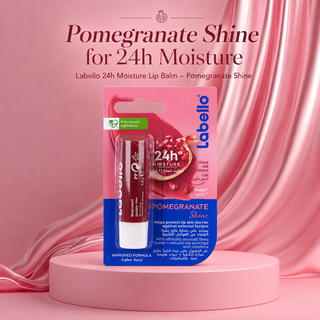 Labello 24h Moisture Lip Balm Pomegranate Shine