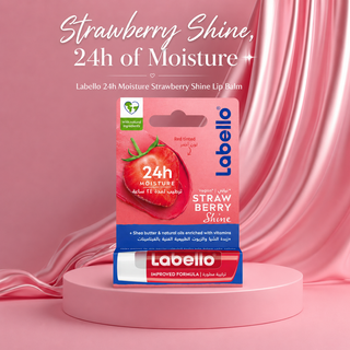 Labello 24h Moisture Strawberry Shine Lip Balm