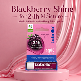 Labello 24h Moisture Lip Balm Blackberry Shine