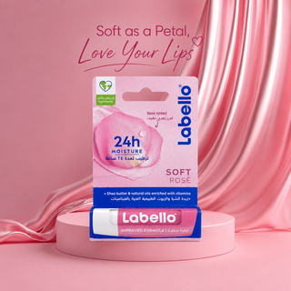 Labello 24h Moisture Lip Balm Soft Rose