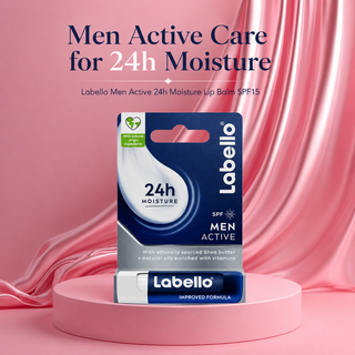 Labello Men Active 24h Moisture Lip Balm SPF15