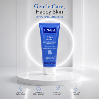 Uriage EAU Thermale bebe Creme Lavante Foaming and Cleansing Soap 200ml
