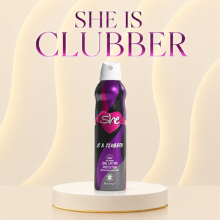 SHE is Clubber Perfumed Deodorant 150ml