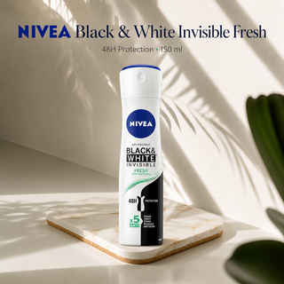 Nivea Black & White Invisible Fresh 48h 150ml