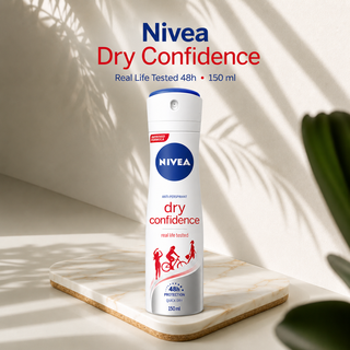 Nivea Dry Confidence Real Life Tested 48h 150ml