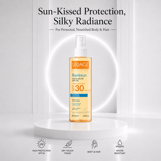 Uriage Bariésun Dry Oil SPF30 High Protection for Body & Hair 200ml