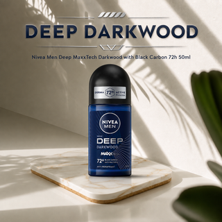 Nivea Men Deep MaxxTech Darkwood with Black 72h Carbon 50ml