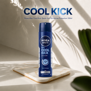 Nivea Men Cool Kick Quick Dry 72h Active Portection 150ml