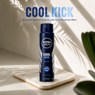 Nivea Men Cool Kick Quick Dry 72h Anti-Perspirant 150ml