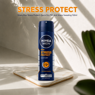 Nivea Men Stress Protect Quick Dry 72h Anti Stress Sweating 150ml