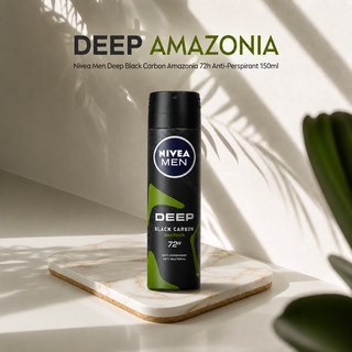 Nivea Men l Deep Black Carbon Amazonia 72h Anti-Perspirant 150ml
