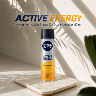 Nivea Men Active Energy 72h Dual Protection 150 ml