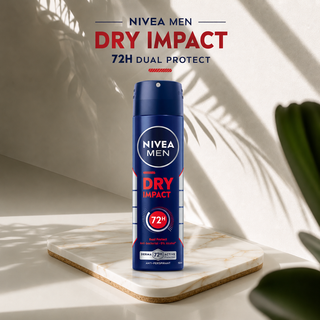 Nivea Men Dry Impact 72h Dual Protect AntiPerspirant 150ml