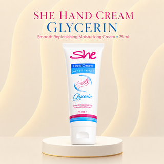 She Hand Cream Glycerin Smooth Replenishing Moisturizing Cream 75ml
