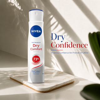 Nivea Dry Confidence Skin Friendly 72h 250ml