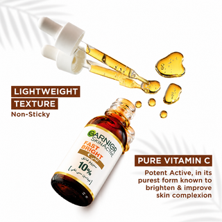 Garnier Fast Bright 10% Pure Vitamin C Brightening Overnight Serum 30ml