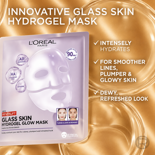 L'Oréal Paris Revitalift Filler Glass Skin Hydrogel Glow Mask