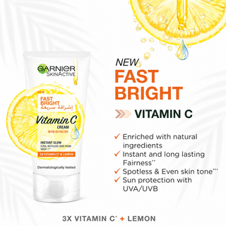 Garnier Skin Active Instant Glow Day Cream with Vitamin C