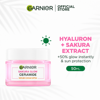 Garnier Sakura Glow Ceramide Serum Cream SPF30 50ml