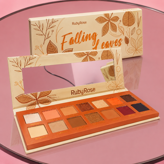 Ruby Rose Falling Leaves Eyeshadow Palette 14 Shades