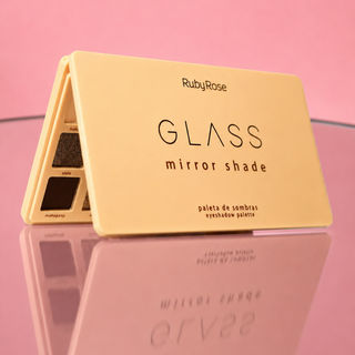 Ruby Rose Glass Mirror Shade Eyeshadow Palette 18 Shades