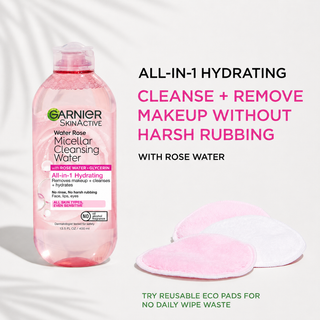 Garnier All-In-1 Micellar Cleansing Water with Rose Water 400ml