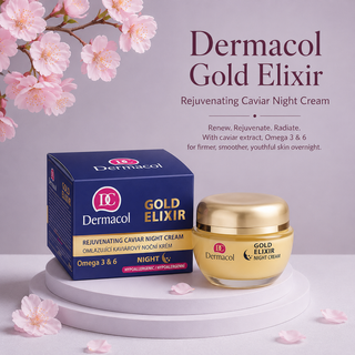 Dermacol Gold elixir rejuvenating caviar night cream