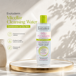 Evoluderm Micellar Cleansing Water Combination to Oily Skin 250ml