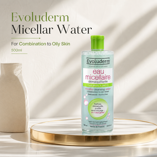 Evoluderm Micellar Water For Combination to Oily Skin 500ml