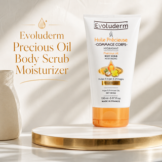 Evoluderm Precious Oil Body Scrub Moisturizer 150 ml