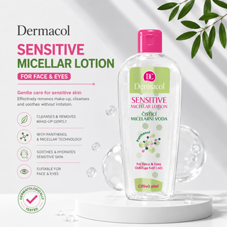 Dermacol Sensitive Micellar Lotion for Face and Eyes 400ml